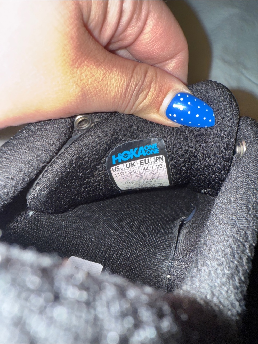 Hoka One One Women's Black Athletic Running Shoes - Picture 3 of 3